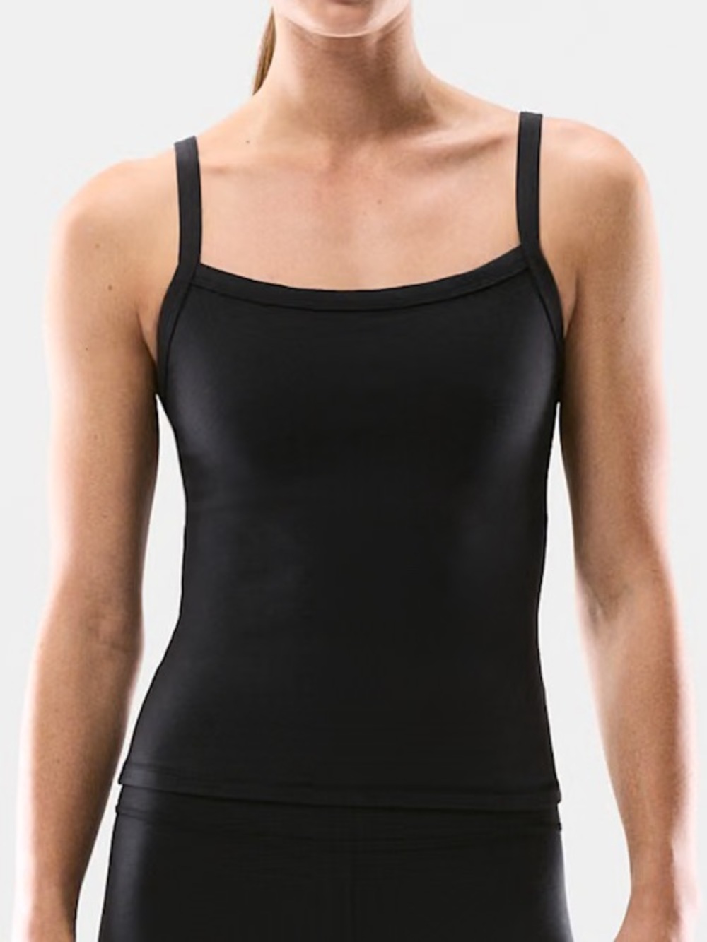 Aritzia GOLDEN Butter Black Tank Top - Sz S🖤